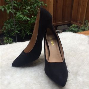 Black Suede BellaMarie Shoes